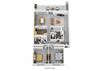 2 Bedrooms and 1.5 Bathroom Floor Plans 2 Bedrooms and 1.5 Bathroom Floor Plans at Lawrence Landing, Indianapolis, IN, 46226